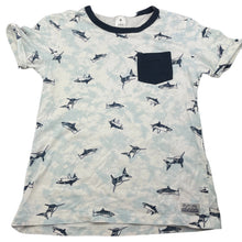 Load image into Gallery viewer, Boys Target, cotton t-shirt / top, sharks, GUC, size 8,  