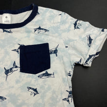 Load image into Gallery viewer, Boys Target, cotton t-shirt / top, sharks, GUC, size 8,  