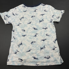Load image into Gallery viewer, Boys Target, cotton t-shirt / top, sharks, GUC, size 8,  