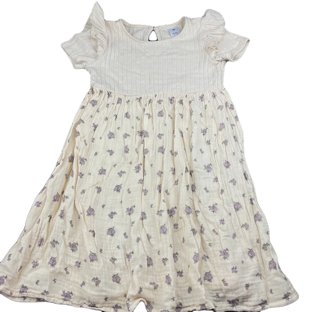 Girls Target, spliced casual dress, GUC, size 7, L: 63cm