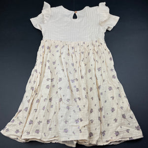 Girls Target, spliced casual dress, GUC, size 7, L: 63cm