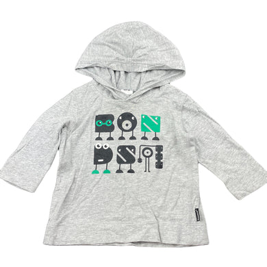 Boys Bonds, cotton long sleeve hooded t-shirt / top, FUC, size 00,  