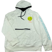 Load image into Gallery viewer, Boys Tilt, white fleece lined hoodie sweater, EUC, size 14,  