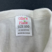 Load image into Gallery viewer, unisex Ollie&#39;s Place, soft cotton long sleeve top, EUC, size 000,  