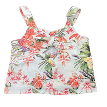 Load image into Gallery viewer, Girls Zara, floral cotton summer top, GUC, size 6,  