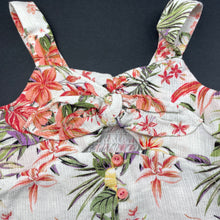 Load image into Gallery viewer, Girls Zara, floral cotton summer top, GUC, size 6,  