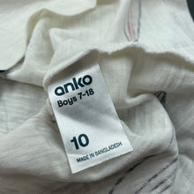 Load image into Gallery viewer, Boys Anko, cotton singlet / tank top, surf, GUC, size 10,  