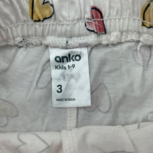 Load image into Gallery viewer, Girls Anko, cotton pyjama shorts, elasticated, EUC, size 3,  