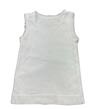 Load image into Gallery viewer, unisex Marquise, white cotton singlet top, GUC, size 000,  