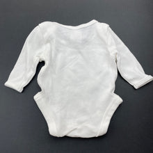 Load image into Gallery viewer, unisex Anko, white cotton bodysuit / romper, EUC, size 00000,  