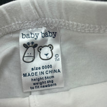 Load image into Gallery viewer, Girls Baby Baby, embroidered leggings / bottoms, EUC, size 0000,  