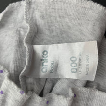 Load image into Gallery viewer, unisex Anko, grey cotton singlet top, GUC, size 000,  