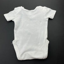 Load image into Gallery viewer, Girls Anko, white cotton bodysuit / romper, butterfly, EUC, size 0000,  