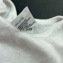 Load image into Gallery viewer, Girls Anko, white pointelle cotton bodysuit / romper, EUC, size 2,  