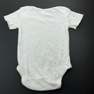 Girls Anko, white pointelle cotton bodysuit / romper, EUC, size 2,  