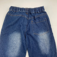 Load image into Gallery viewer, Boys distressed, denim jeans, elasticated, Inside leg: 34cm, GUC, size 2-3,  