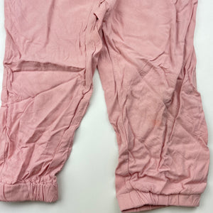 Girls H&M, pink jumpsuit, Inside leg: 32cm, FUC, size 3,  