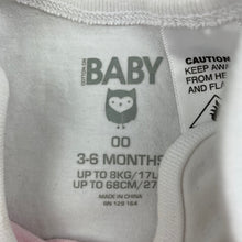 Load image into Gallery viewer, unisex Cotton On, white bodysuit / romper, FUC, size 00,  