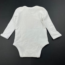 Load image into Gallery viewer, unisex Cotton On, white bodysuit / romper, FUC, size 00,  