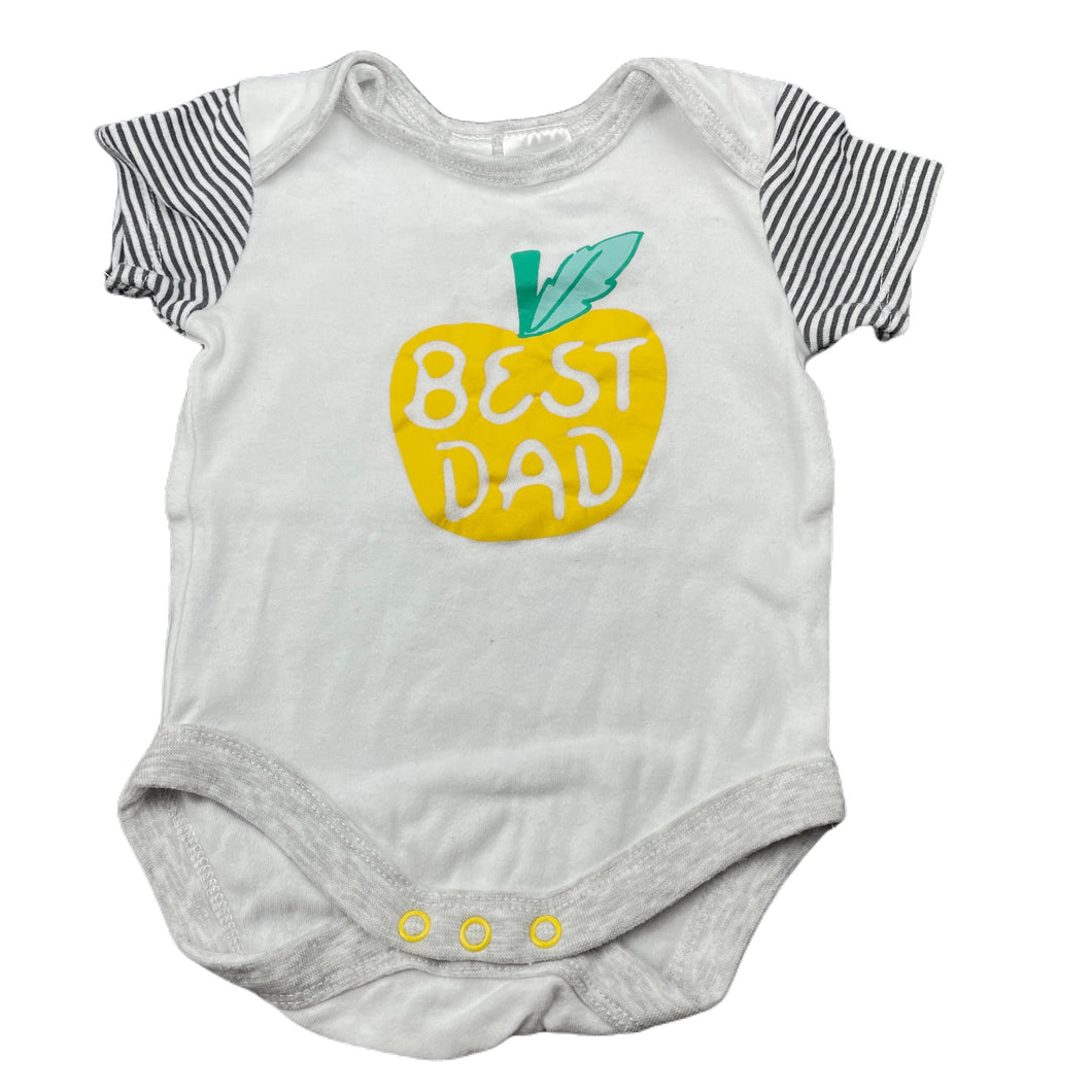 unisex Dymples, cotton bodysuit / romper, GUC, size 000,  