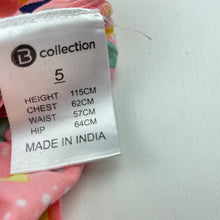 Load image into Gallery viewer, Girls B Collection, lightweight summer playsuit, GUC, size 5,  