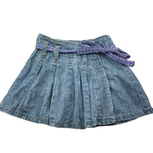 Load image into Gallery viewer, Girls Target, blue denim skirt, adjustable, L: 27cm, GUC, size 1,  