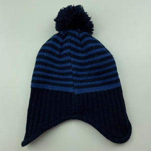 unisex K-Mart, fleece lined knitted hat / beanie, GUC, size 00,  