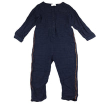 Load image into Gallery viewer, Mango Kids stylish navy viscose jumpsuit, size 2-3, Pre-loved