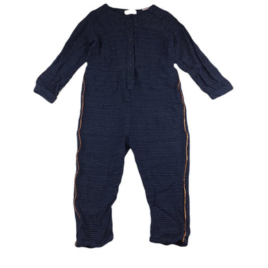 Mango Kids stylish navy viscose jumpsuit, size 2-3, Pre-loved
