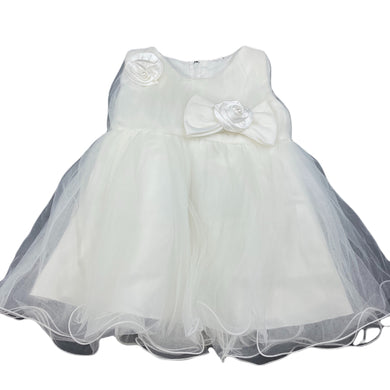 Girls lined, formal / party dress, armpit to armpit: 25.5cm, GUC, size 1-2, L: 41cm