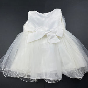 Girls lined, formal / party dress, armpit to armpit: 25.5cm, GUC, size 1-2, L: 41cm