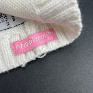 Girls Fred Bare, knitted cotton hat / beanie, GUC, size 000-00,  