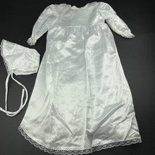 Load image into Gallery viewer, Girls white, 3-piece Christening / Baptism outfit, GUC, size 2, L: 68cm approx