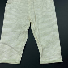 Load image into Gallery viewer, Boys striped, lightweight cotton leggings / bottoms, GUC, size 3 months,  
