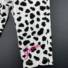 Load image into Gallery viewer, Girls Guess, stretchy animal print leggings / bottoms, GUC, size 00,  
