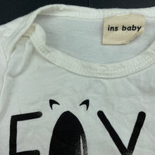 Load image into Gallery viewer, unisex ins baby, bodysuit / romper, fox, FUC, size 00,  