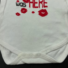 Load image into Gallery viewer, unisex white, cotton bodysuit / romper, FUC, size 00,  