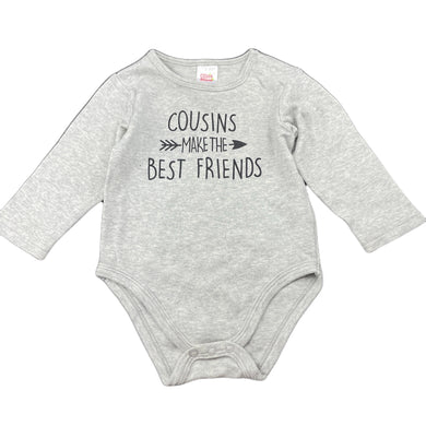 unisex Ollie's Place, soft cotton bodysuit / romper, EUC, size 0,  