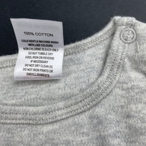 unisex Ollie's Place, soft cotton bodysuit / romper, EUC, size 0,  