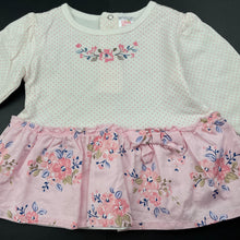 Load image into Gallery viewer, Girls Ollie&#39;s Place, embroidered cotton peplum top, EUC, size 0,  