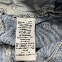 Load image into Gallery viewer, Girls Target, blue stretch denim skirt, adjustable, L: 28.5cm, GUC, size 5,  