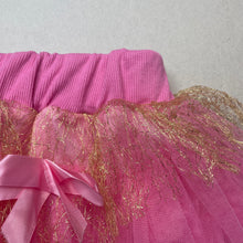 Load image into Gallery viewer, Girls pink, tulle party skirt, elasticated, L: 26cm, GUC, size 0,  