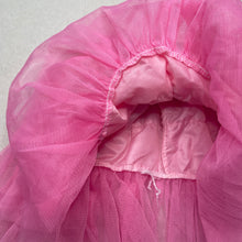 Load image into Gallery viewer, Girls pink, tulle party skirt, elasticated, L: 26cm, GUC, size 0,  