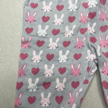 Load image into Gallery viewer, Girls Sprout, stretchy leggings / bottoms, rabbits, GUC, size 00,  