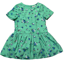 Load image into Gallery viewer, Girls Next, cotton lined lightweight floral dress, GUC, size 0, L: 40cm