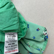 Load image into Gallery viewer, Girls Next, cotton lined lightweight floral dress, GUC, size 0, L: 40cm