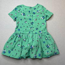 Load image into Gallery viewer, Girls Next, cotton lined lightweight floral dress, GUC, size 0, L: 40cm