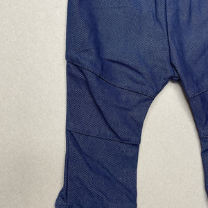 unisex LC Waikiki, blue leggings / bottoms, elasticated, EUC, size 000,  