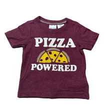 Load image into Gallery viewer, Boys Carters, lightweight t-shirt / top, pizza, EUC, size 0,  