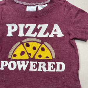 Boys Carters, lightweight t-shirt / top, pizza, EUC, size 0,  